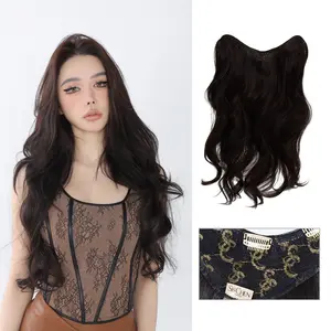 SISCHEN WIG hair extensions clips 24in Comes in a gift box with clips and comb Braiding Soft Hairextensions clip hair extensions