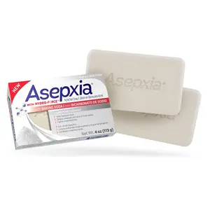 Asepxia Acne Treatment Bar Soap with Baking Soda | Face Wash, Deep Cleansing, Natural Extracts, Gentle Daily Use, 1.8% Salicylic Acid for Pimples & Blackheads, 4 Oz, 2-Pack