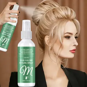 100ml Volume Styling Spray - Keratin & Vitamin B5 Formula - Light Hold with Natural Finish - Adds Elasticity & Shine - Ideal for Curly Hair