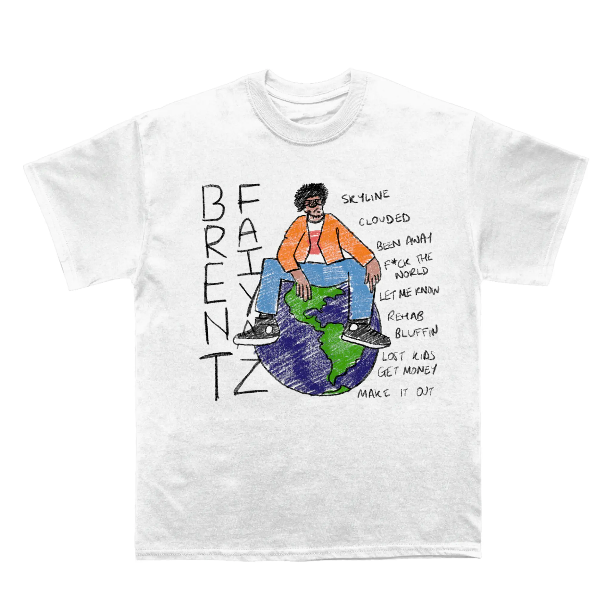 Brent Faiyaz Shirt, Vintage Graphic T-Shirt, R&B Rap Streetwear Tee, Y2K Unisex Casual Top