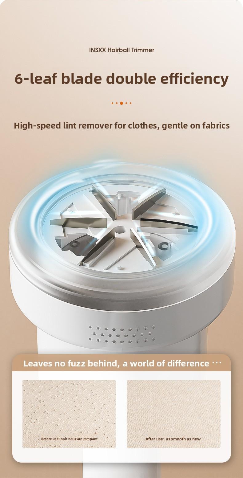 Electric Lint Remover Fabric Shaver, Portable Clothes Pill Fuzz Trimmer, Sweater Defuzzer for Clothing, Furniture and Fabric Care