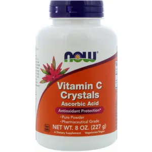NOW Foods Now Foods, (2 Pack) Vitamin C Crystals, 8 oz (227 g)