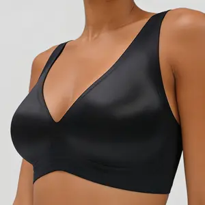 *1/2PCS Cool Comfort Wireless Breathable Bra Padded Smoothing Wide Strap Full Coverage Seamless Bra Slimming and Anti-sagging