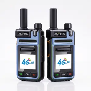 JISTONG V1 4G LTE Video Walkie Talkie - 3000+ Miles Nationwide Range for Clear Communication. IP54 Waterproof, Secure Network. BONUS: 1-YEAR FREE SERVICE INCLUDED! Perfect for Off-Road, Security & Outdoor. 2-way radio