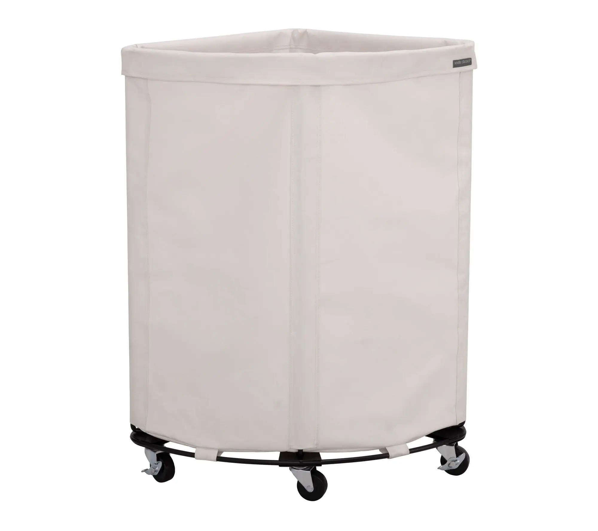 Seville Classics Heavy-Duty Rolling Corner Landy Room Hamper Seville Classics Heavy-Duty Rolling Corner Landy Room Hamper