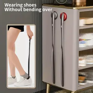 1pc Magnetic Shoecord, Home Long Handle Wall Mounted Shoe Aid, Thickened Durable Nylon Material, Easy to Hold Shoe Pulling Shoes, Suitable for the Elderly, Children, Adults, High-end Gift Box Packaging - Ideal Christmas Gifts