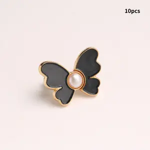 10 Pcs Adjustable Pant Waist Tightener, No Sew Butterfly Waist Buckle Clips for Jeans Skirts