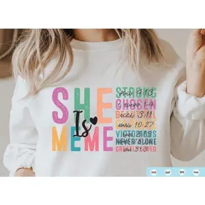 She is MeMe Sweatshirt