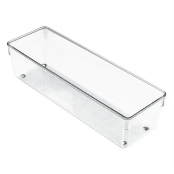 InterDesign Clear Drawer Organizer- 4 x 12 x 3 in.