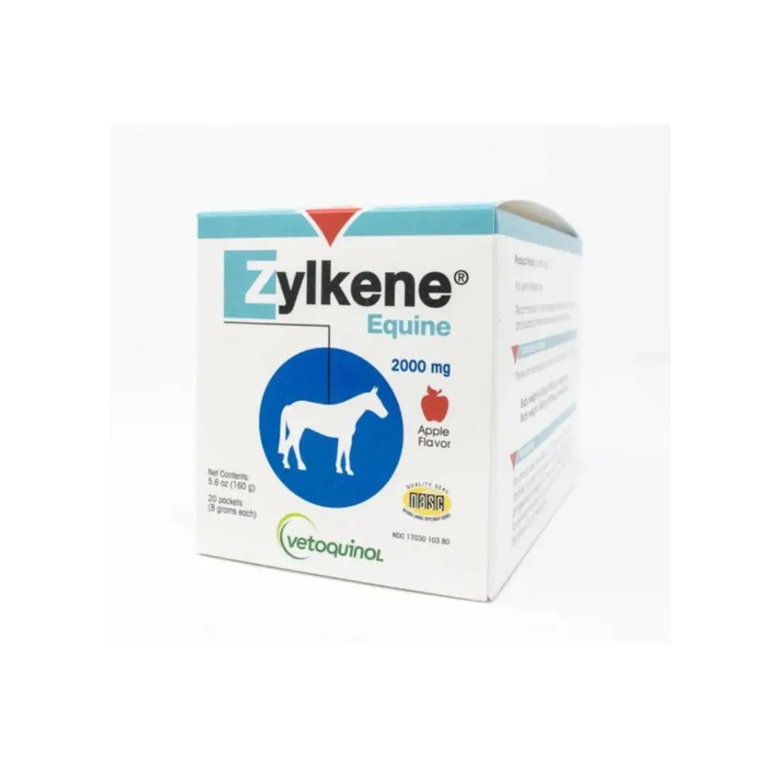 Zylkene Equine Behavior Support Supplements - Palatable Calm Aid for Horses (20 Packets) with Enhanced Palatability