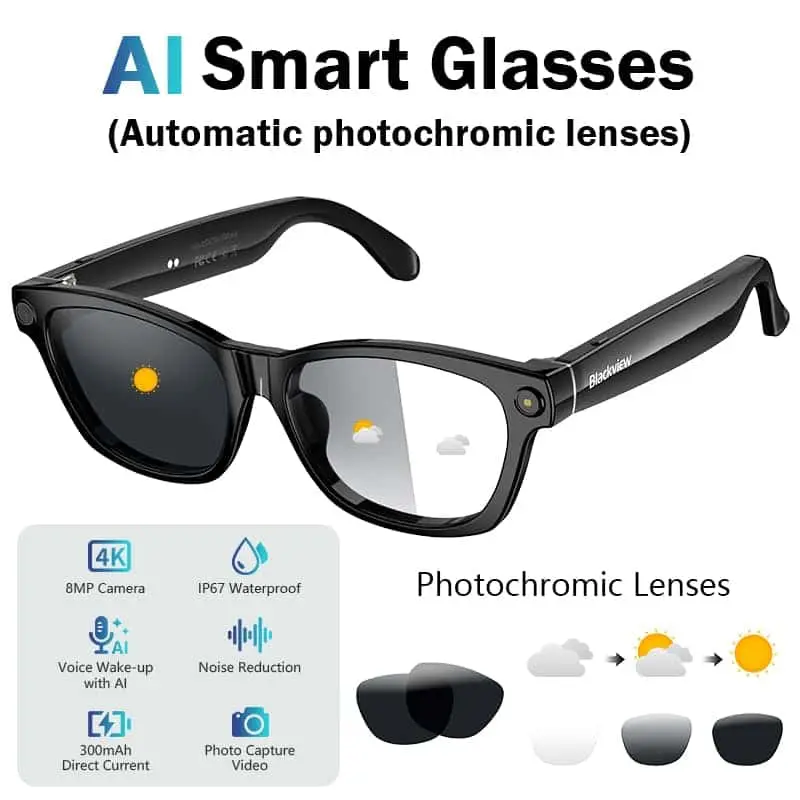 AI Smart Glasses - Lens-Tinting Edition
