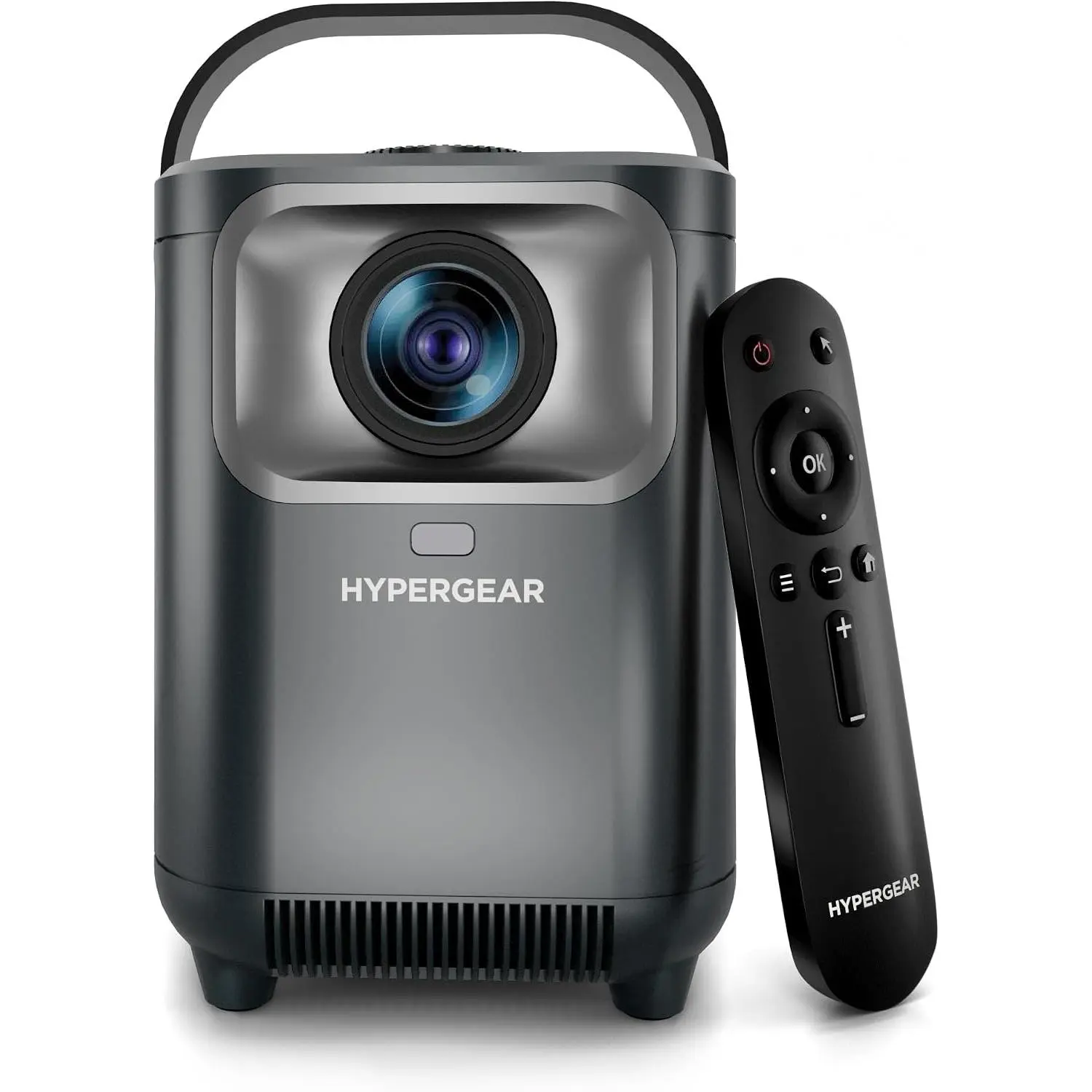 HyperGear CinéMini Portable Mini Projector with Wifi & Bluetooth - 1280 x 720p HD, 160 ANSI Lumens, 5W Speaker, 30-200 inch Screen, Small Projector for Bedroom, Home Theater & Office