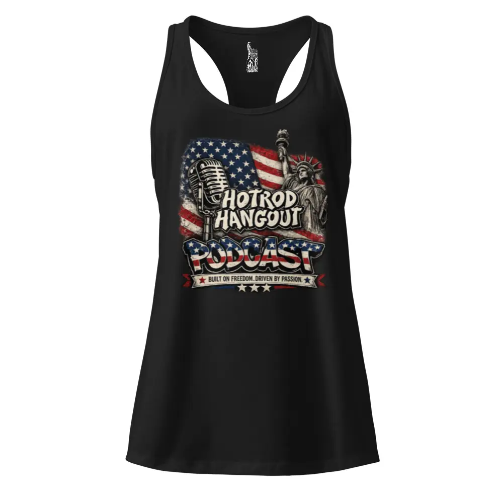 ‘Merica Women’s fitted racerback tank top