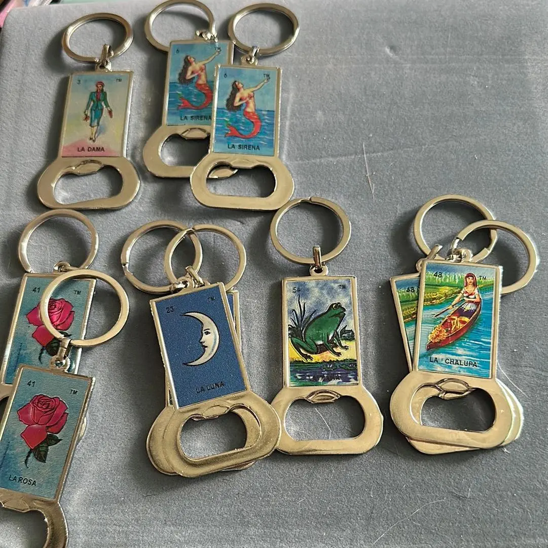Loteria bottle opener keychain Loteria bottle opener keychain