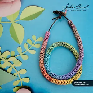 John Bead Czech Glass Solgel Opaque Finish Multicolors Round Seed Beads 23g Vial 11/0 for Jewelry Design & Decoration DIY Beading Accessories Perfect Gift