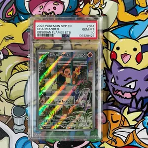 Pokemon Charmander Obsidian Flames ETB Promo SVP EN 044 PSA 10 Gem Mint
