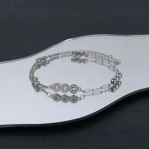 Vintage Double Layer Transfer Copper Coin Fortune Bracelet - Ancient Copper Coin Design Retro Simple - Daily Wear Brings Good Luck - Perfect Gift