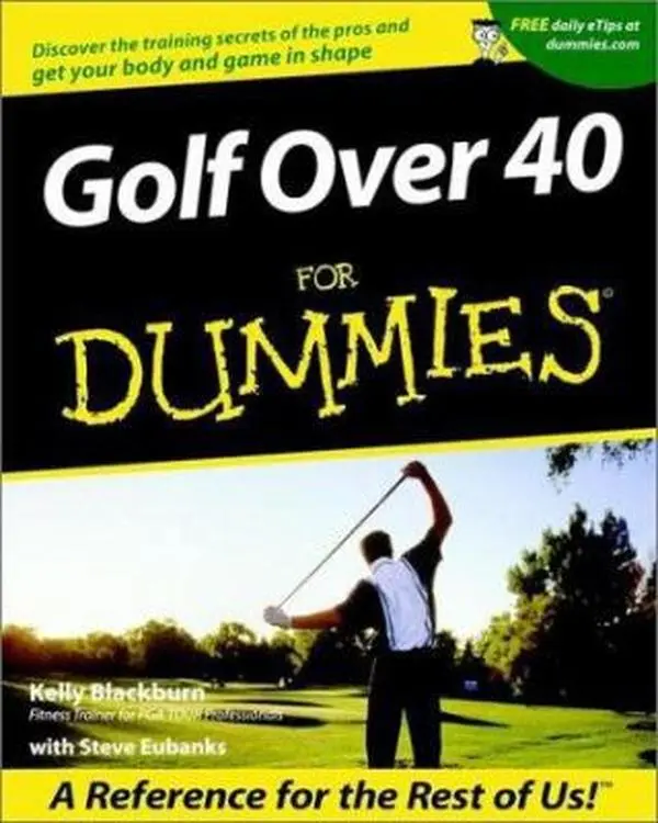 USED Book - Golf over 40 for Dummies by Kelly Blackburn (Paperback) - english