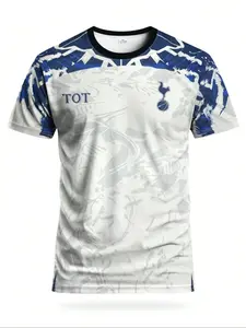 Tottenham Hotspur FC Design Sports Sweatshirt, Men's Comfortable Round Neck Sports Tops Suitable For Match, Football Training And Casual Wear, Athletic Apparel