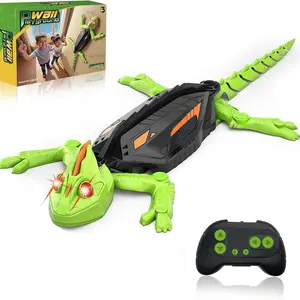 Wall Climbing RC Gecko with LED Eyes| Defy Gravity with 360° Spins, The Ultimate Indoor Adventure Toy for Kids & Adults, Christmas gift