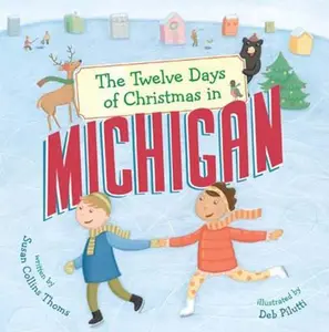 USED-The Twelve Days of Christmas in Michigan by Thoms, Susan Collins (Board book)