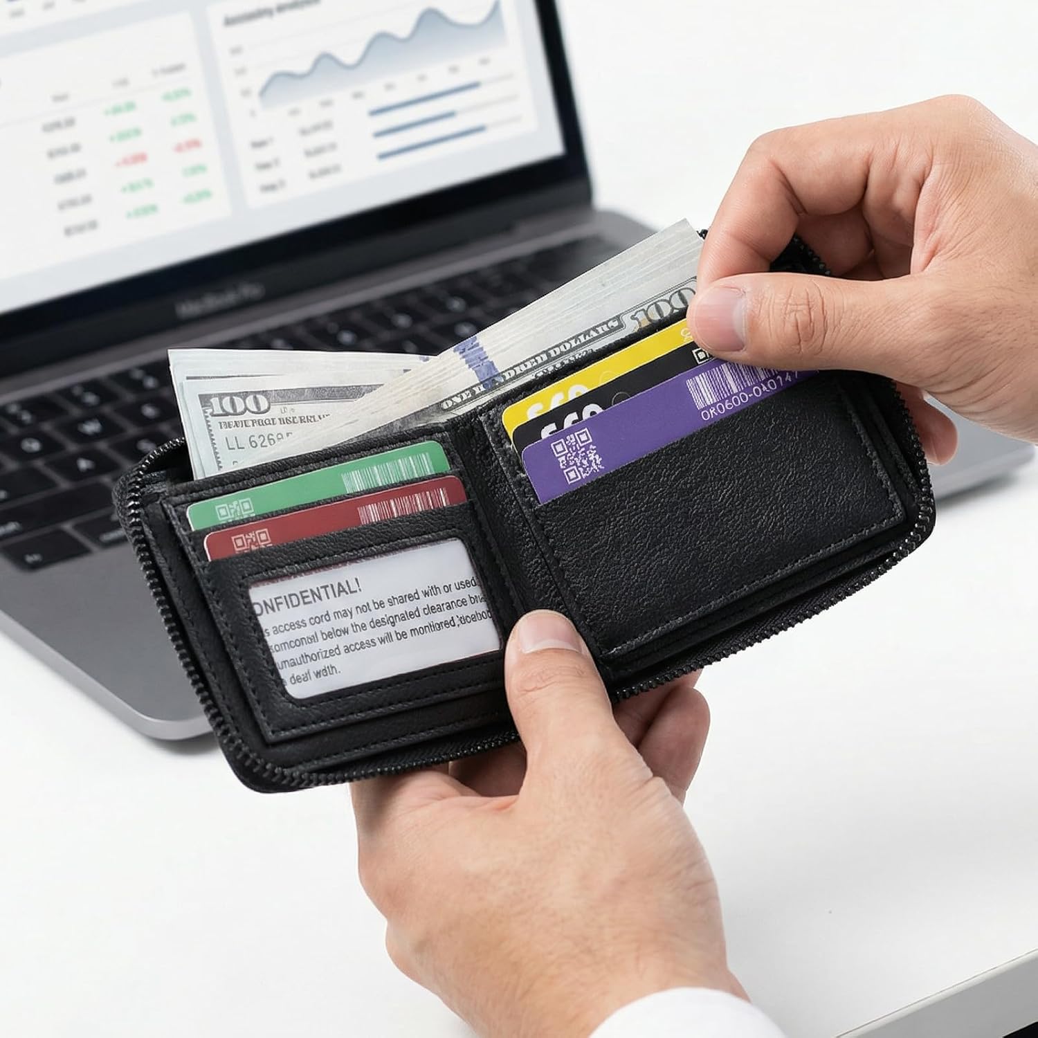 2026 New Style Casual Trendy Plain Color Card Holder,Fashionable Wallet for Daily Travel Work Commute,Credit Card Organizer