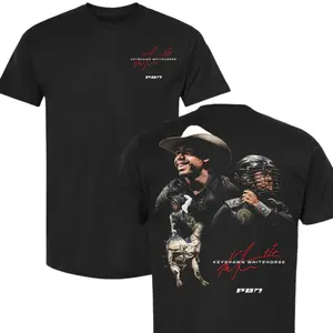 Keyshawn Whitehorse PBR T-Shirt, Professional Bull Riders Cowboy Graphic Tee, Bull Riding Rodeo Shirt, Western Cowboy Fan Apparel for Men Women, Vintage Style Rodeo Tee