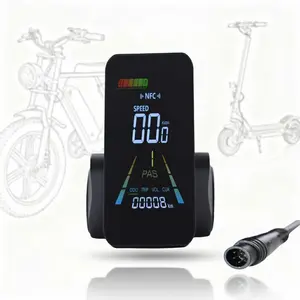 F3 Electric Bicycle Ebike LCD Display with NFC Unlock, Waterproof Durable, Compatible with E-Scooters and Bikes, Holiday Cycling Gift