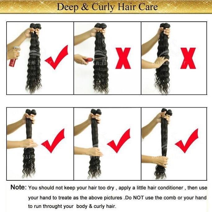 [Ashine] 30 Inches Luxury Brazilian Virgin Bundles 100% Human Hair Straight Body Wave Deep Curly Wigs Tangle-free Re-wearable 10A Grade Salon Quality