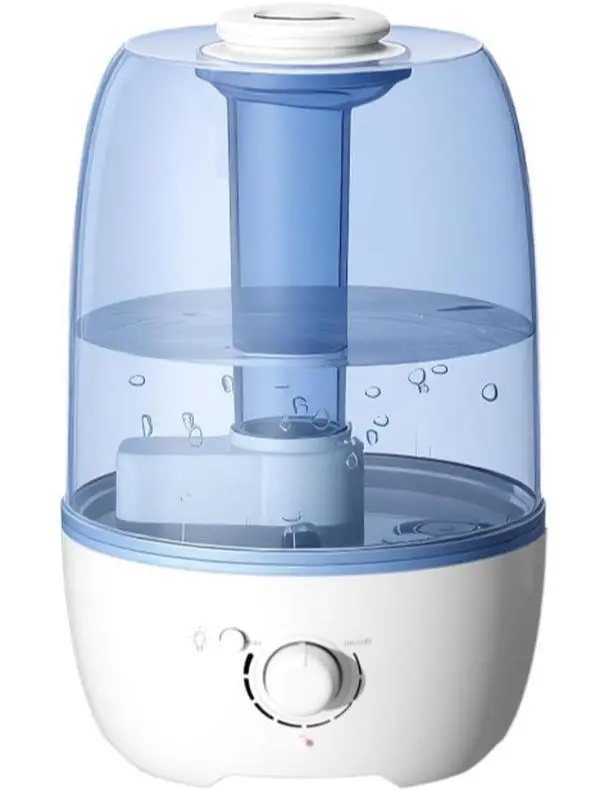 MEGAWISE Cool Mist Humidifier for Kids' Rooms, 3.2L Large Capacity Plastic Body, Leak-Proof Design, Fine Mist Output, Auto Shut-Off, Essential Oil Safe Tank (Blue) sohochic