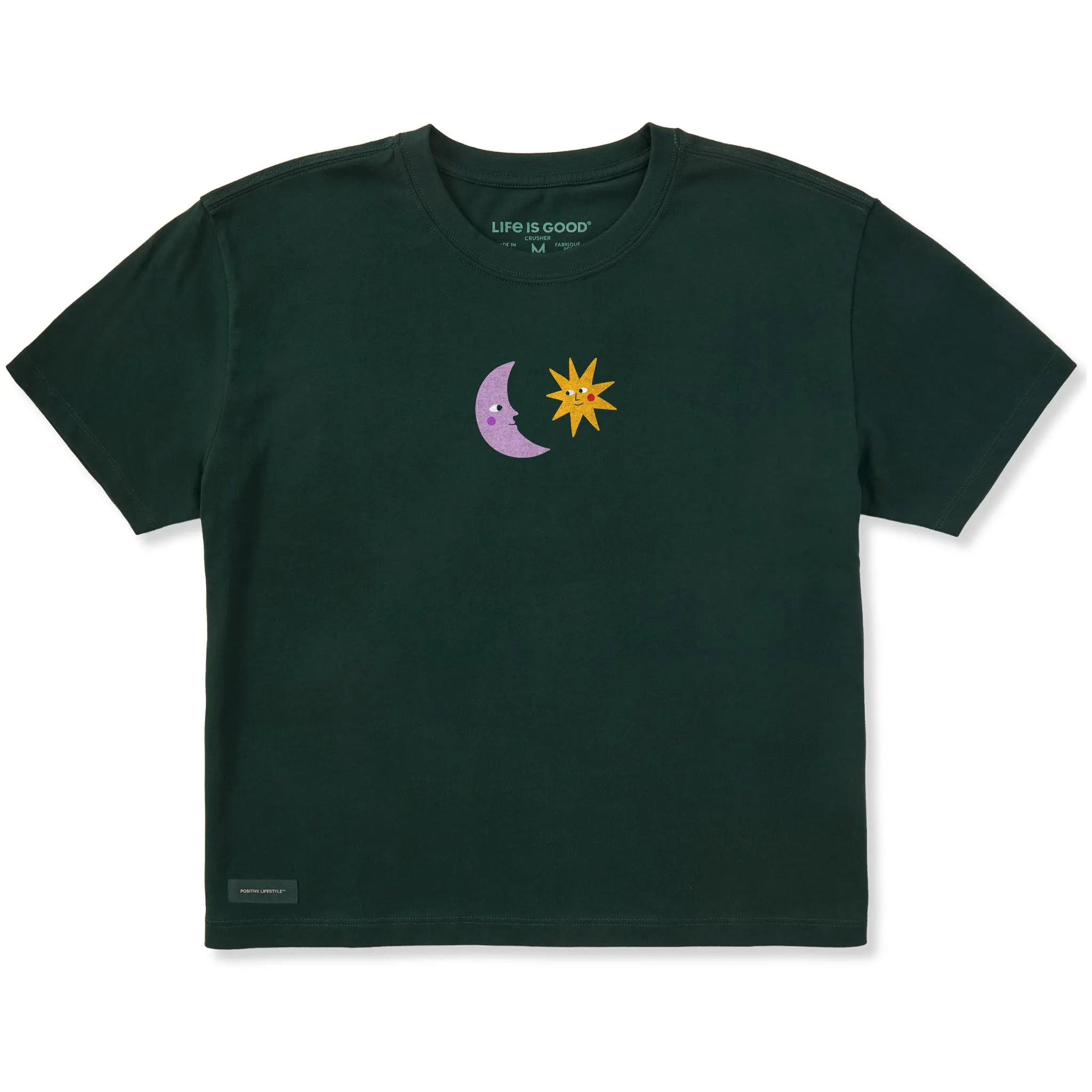 Women's Moon Star Short Sleeve Crusher Boxy Tee