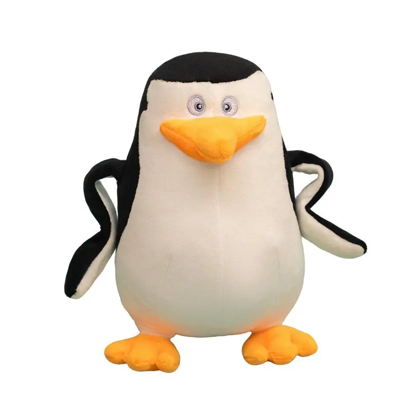 1Pc 28cm Madagascar Penguin Plush Toys Cute Penguin Skipper Plushie Doll Stuffed Soft Animal Toy Cosplay Penguin Toy Gift