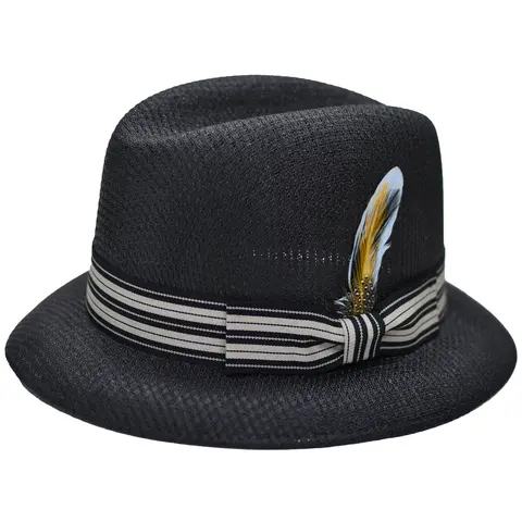 FB County Derby Hat with Band Variations, Casual Outdoor Fashion Accessory Hat