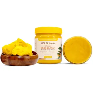 Unrefined African Shea Butter - Golden Yellow 1 lb by MGL Naturals