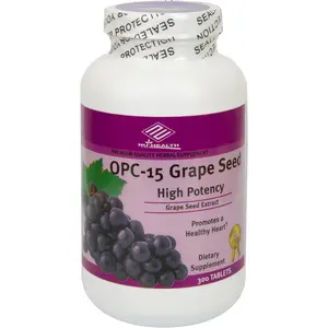 Grapeseed Extract Capsules | Grape Seed Extract with Vitamin C, Selenium & OPC-15 | Antioxidant Support | Non-GMO | 300 Tablets