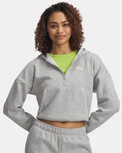 Under Armour Rival Fleece Piped Women's ½ Zip Hoodie