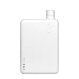 A5 memobottle (Stainless Steel) - White