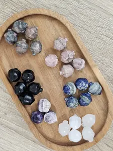 Crystal Acorns - Obsidian - Clear Quartz - Amethyst - Rhodonite - Lapis Lazuli - Que Sera Sera