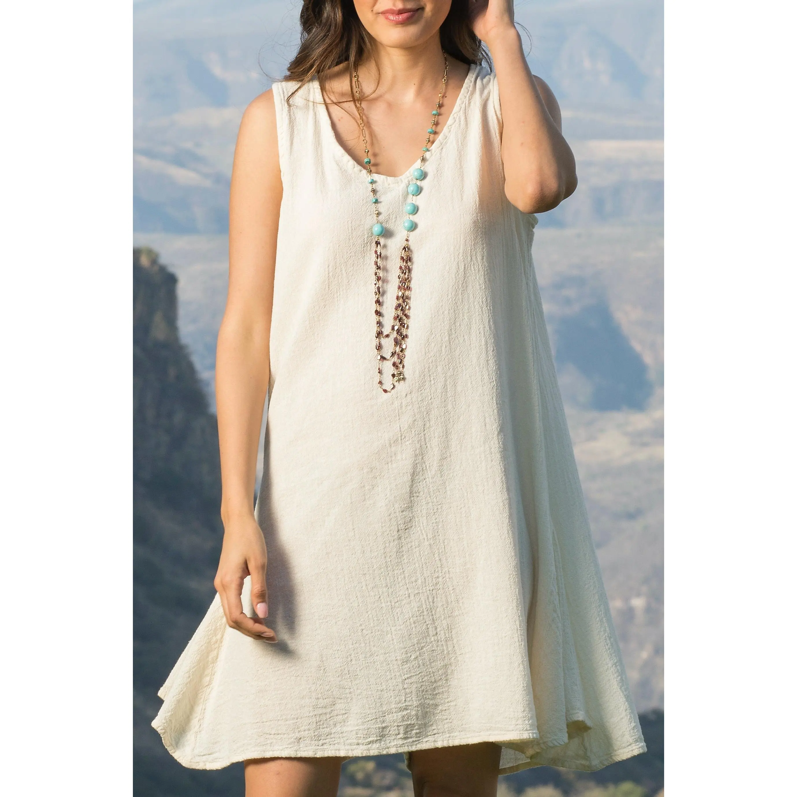 Peyton Dress 100% Cotton Gauze