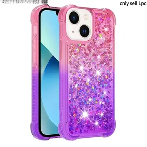 Case for Samsung Galaxy A07 A06 Glitter Flash Gradient Case for Samsung A26 A36 A56 A05 A05s Phone Cover Coque