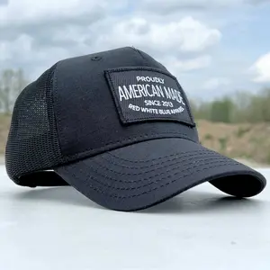 American-Made Trucker Hat | Blacked Out