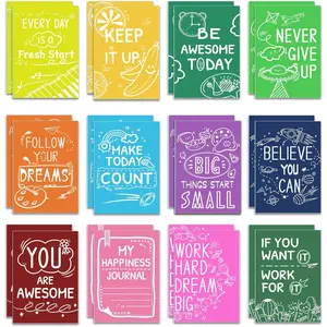 24 Packs - Gifts in Bulk Mini Inspirational Notebooks for Party Favors, Small Motivational Notepads, Cute Notebooks for Coworkers, Gifts from Teacher