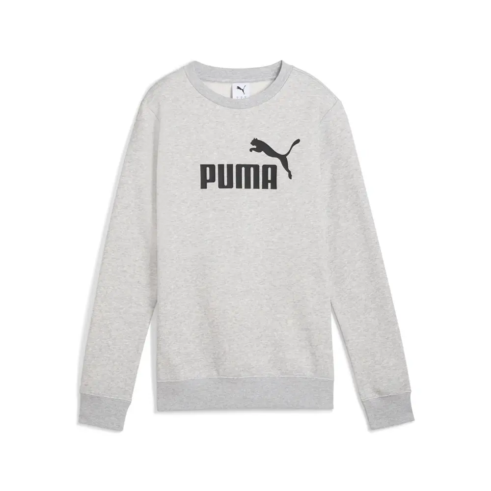 PUMA Womens Essentials No. 1 Logo Crew Neck Sweatshirt Casual - Grey