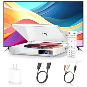 HDMI Mini DVD Player for  TV, Region Free DVD Players with Mini Design, Small DVD CD Players for , USB Input, HDMI & AV Output, NTSC/PAL System, Remote Control
