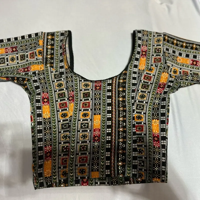 Rajasthani strech blouse free size fits upto 38