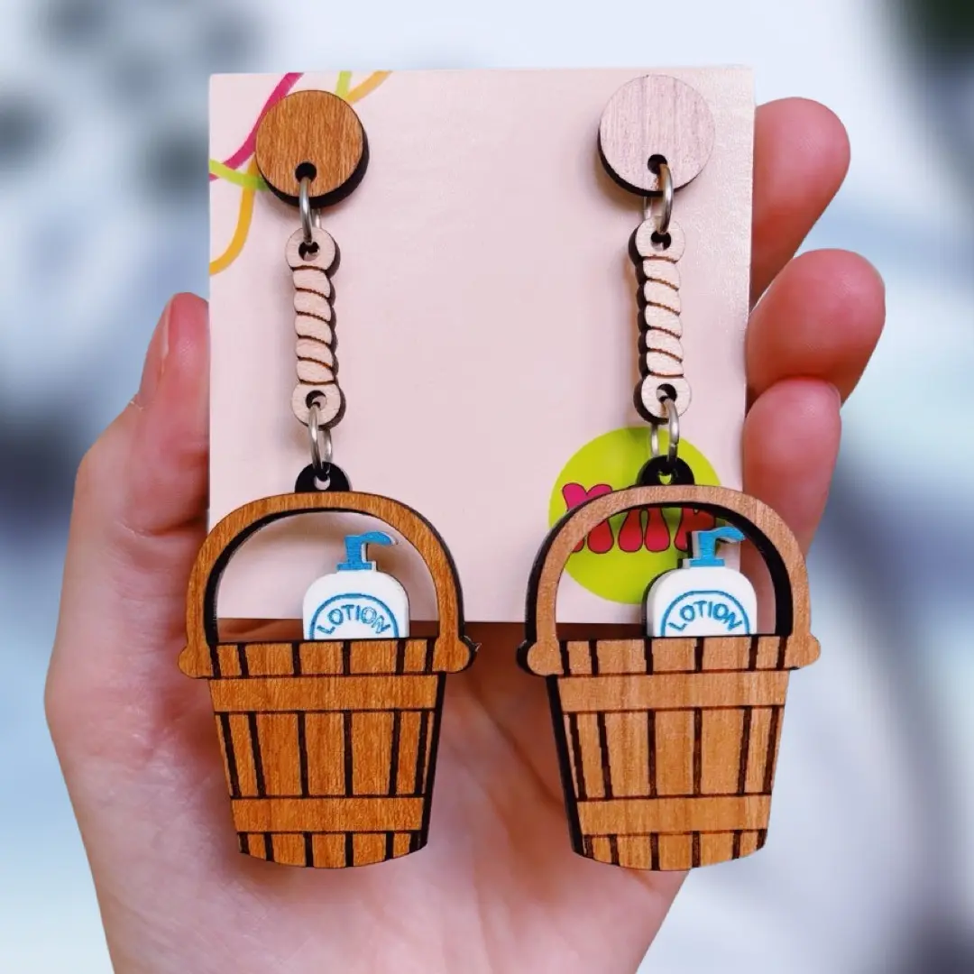 Bill's Basket Earrings