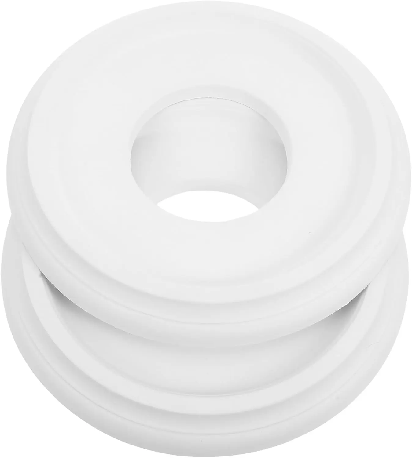 2pcs PU Ceiling Decorative Lighting Base Medallion - Compact and Convenient, Secure Stable Light Cover Holder for Home Office Fixtures, Split Ceiling & Ceiling Fan Medallion Accessory
