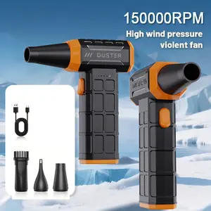 Rechargeable Wireless Blower, 150,000 Rpm Brushless Motor, Extreme Weather Suitable, Pressure-Free Dust Snow Blower, Car and Home Use