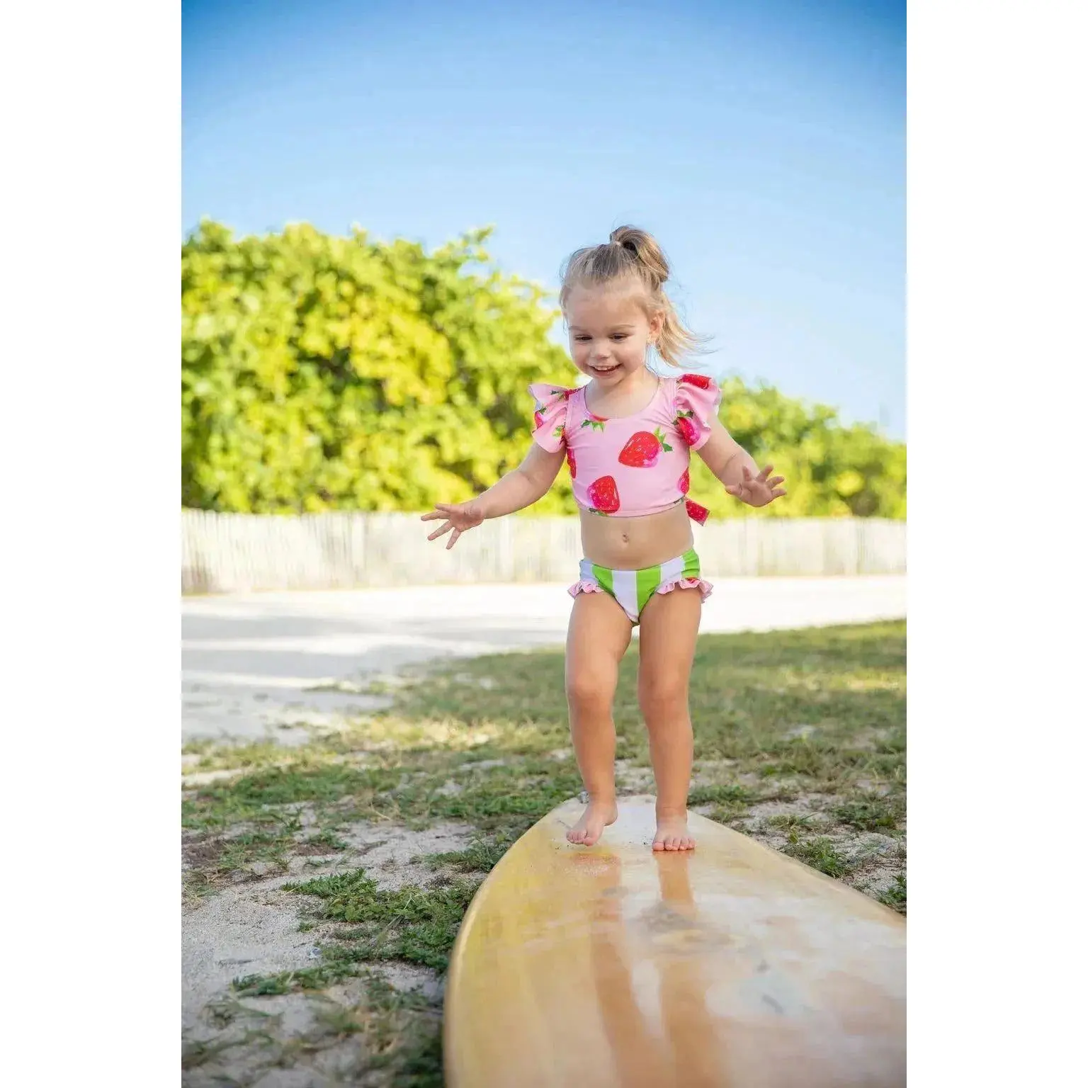 Blueberry Bay - Sweet Charlie Two Piece Strawberry Swimsuit