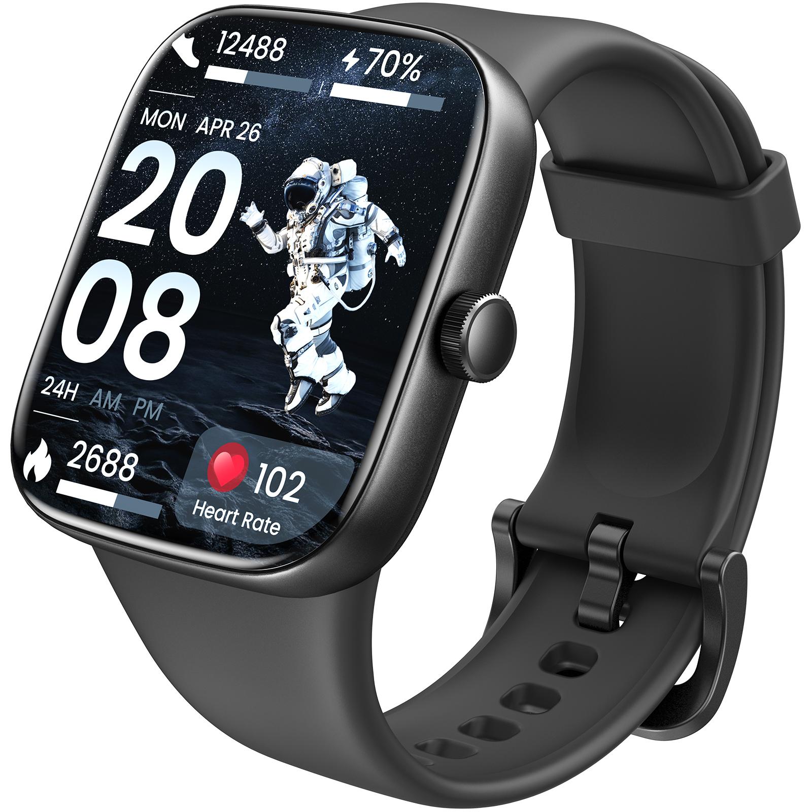 TOZO S7 Smartwatch Bluetooth Call AMOLED Ultra HD Screen,Dynamic Dials Messages Push 100 Sports Modes,Detect Human Healt